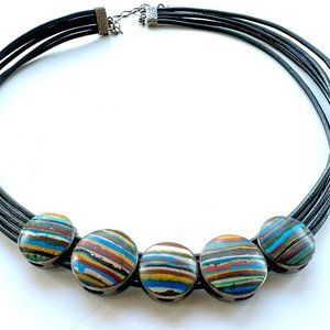 Reversible Jay King Turquoise Necklace 20"
